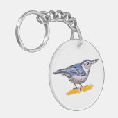 Nuthatch Sleutelhanger (Voorkant Links)