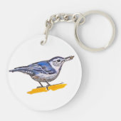 Nuthatch Sleutelhanger (Achterkant)