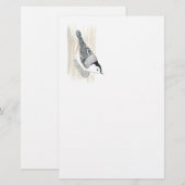 Nuthatch Stationery, met witte korst Briefpapier (Voorkant / Achterkant)
