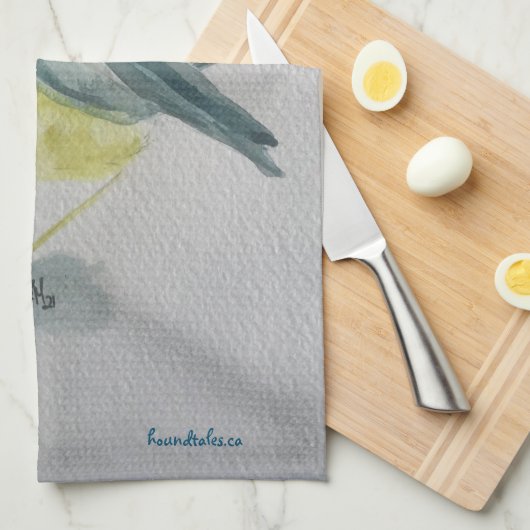 Nuthatch Tea Towel Theedoek (Quarter Fold)