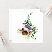 Nuthatch Vogelschilderij Kaart