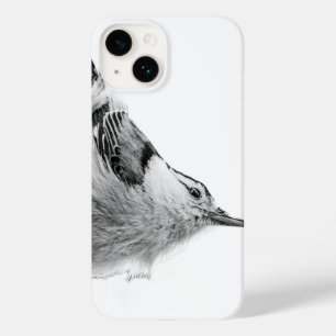 Nuthatch White Bird Fotografie Case-Mate iPhone 14 Hoesje
