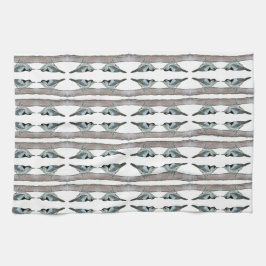 Nuthatches Wit Blauw Keuken Handdoeken