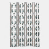 Nuthatches Wit Blauw Keuken Handdoeken (Verticaal)