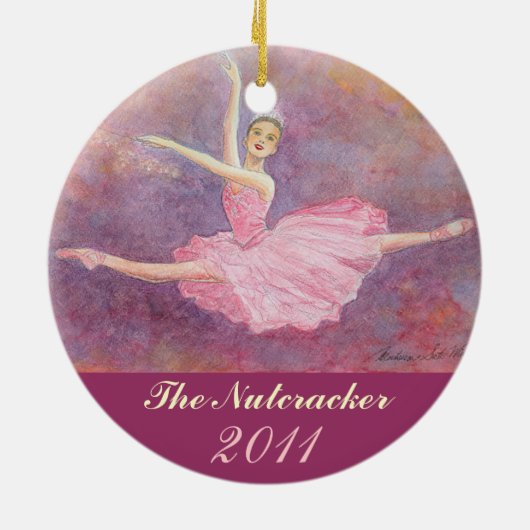 Nutkraker 2011 Herdenkingsornament Keramisch Ornament (Achterkant)