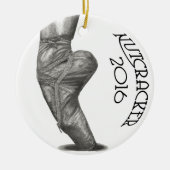 Nutkraker 2016 kerstversiering keramisch ornament (Voorkant)