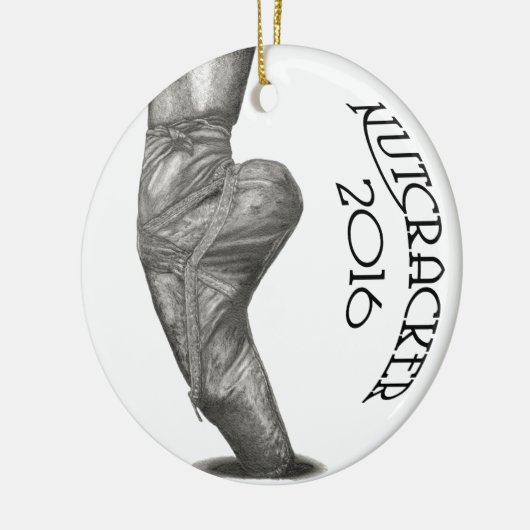 Nutkraker 2016 kerstversiering keramisch ornament (Links)