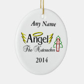 Nutkraker Angel Keramisch Ornament (Rechts)