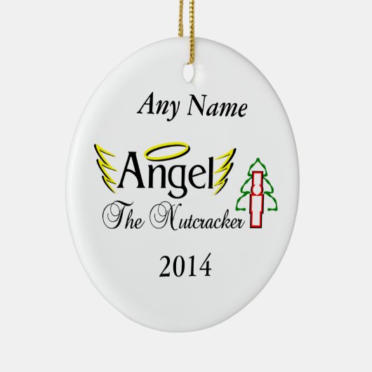 Nutkraker Angel Keramisch Ornament (Rechts)