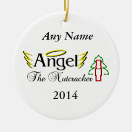 Nutkraker Angel Keramisch Ornament