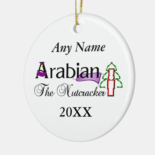 Nutkraker Arabian Keramisch Ornament (Links)