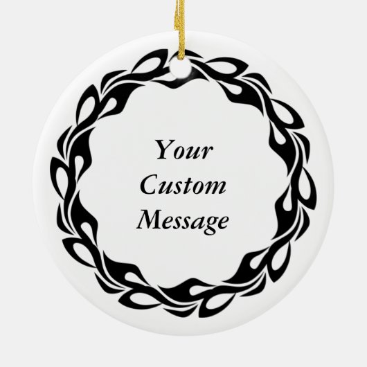 Nutkraker Arabian Keramisch Ornament (Achterkant)