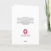 Nutkraker  Art Nieuwe Gepersonaliseerde Kaart (Achterkant)