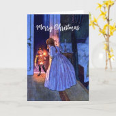 Nutkraker  Art Nieuwe Gepersonaliseerde Kaart (Gele Bloem)