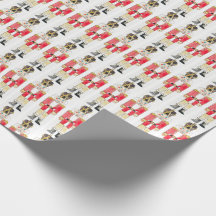 Nutkraker Art voor liefdadigheidscadeaupapier