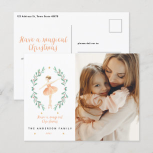 Nutkraker ballerina botanica 1 foto Kerstmis Briefkaart