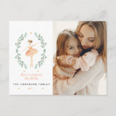 Nutkraker ballerina botanica 1 foto Kerstmis Briefkaart (Voorkant)