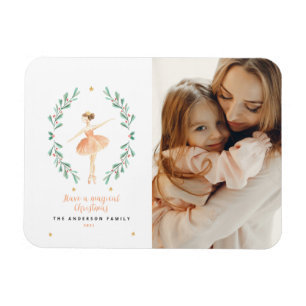 Nutkraker ballerina botanica 1 foto Kerstmis Magneet