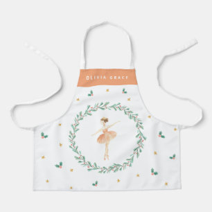 Nutkraker ballerina botanisch schattig kerstmeisje schort