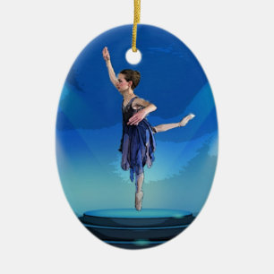 Nutkraker Ballerina kerstversiering Keramisch Ornament