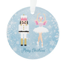Nutkraker Ballerina Snowflakes Acrylversier