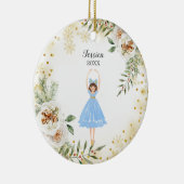 Nutkraker Ballerina Waterverf Keramisch siermiddel Keramisch Ornament (Rechts)