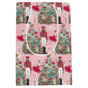 Nutkraker Ballet Ballerina Holiday Gift Bag Medium Cadeauzakje