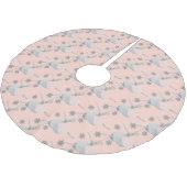 Nutkraker Ballet Ballerina Roos Gold Tree Skirt Kerstboom Rok (Gekanteld)