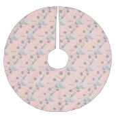 Nutkraker Ballet Ballerina Roos Gold Tree Skirt Kerstboom Rok (Voorkant)