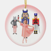 Nutkraker Ballet Cast Keramisch Ornament (Voorkant)