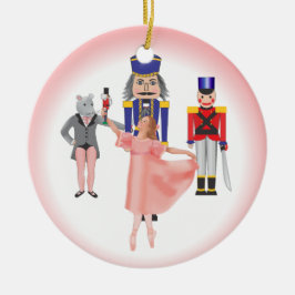 Nutkraker Ballet Cast Keramisch Ornament