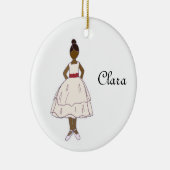 Nutkraker Ballet Clara Keepomwille Keramisch Ornament (Rechts)