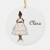 Nutkraker Ballet Clara Keepomwille Keramisch Ornament (Voorkant)