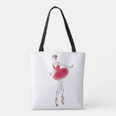Nutkraker Ballet Dancer Tote Bag (Achterkant)