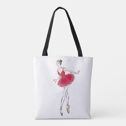 Nutkraker Ballet Dancer Tote Bag (Achterkant)