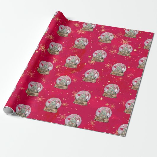 Nutkraker Ballet Holiday Wrapping Paper Cadeaupapier (Uitgerold)