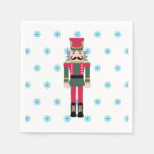 Nutkraker Ballet Illustratie Snowflake Napkins