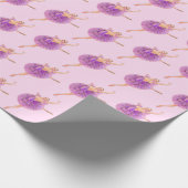 Nutkraker Ballet Sugarplum Fairy Wrapping Paper Cadeaupapier (Hoek)