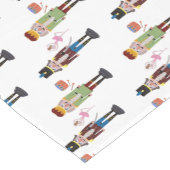 Nutkraker Ballet White Wrapping Paper Korte Tafelloper (Hoek)