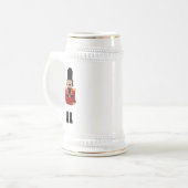 Nutkraker - Beer Stein Bierpul (Voorkant links)