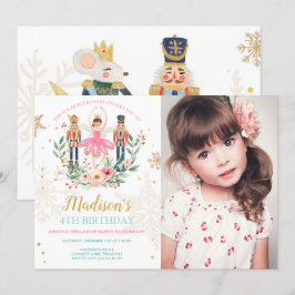 Nutkraker Birthday Girl Ballet Girl Suger Plum Kaart