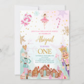Nutkraker Birthday Girl Land of Sweets Fairy Invi Kaart (Voorkant)