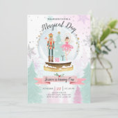 Nutkraker Birthday Girl Land of Sweets Fairy Pink Kaart (Staand voorkant)