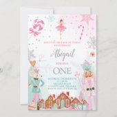 Nutkraker Birthday Girl Land of Sweets Fairy Pink Kaart (Voorkant)