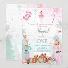 Nutkraker Birthday Girl Land of Sweets Fairy Pink Kaart