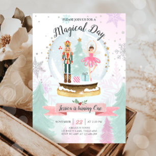 Nutkraker Birthday Girl Land of Sweets Fairy Pink Kaart