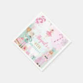 Nutkraker Birthday KerstSugar Plum Sweets Servet (Hoek)