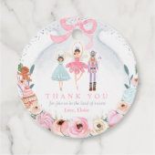 Nutkraker Birthday Land van Sweet Party Favor Bedankjes Labels (Achterkant)