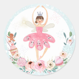 Nutkraker Birthday Land van Sweet Party Favor Ronde Sticker