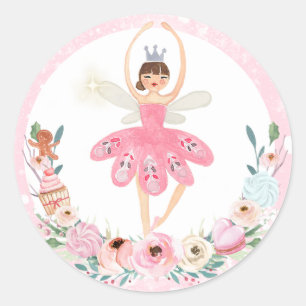 Nutkraker Birthday Land van Sweet Party Favor Ronde Sticker